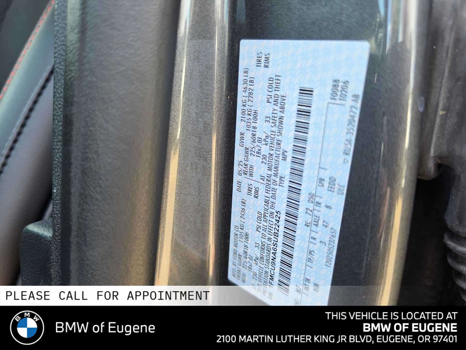 2025 Ford Escape ST-Line Select
