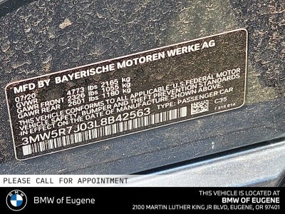 2020 BMW 330i xDrive 330i xDrive