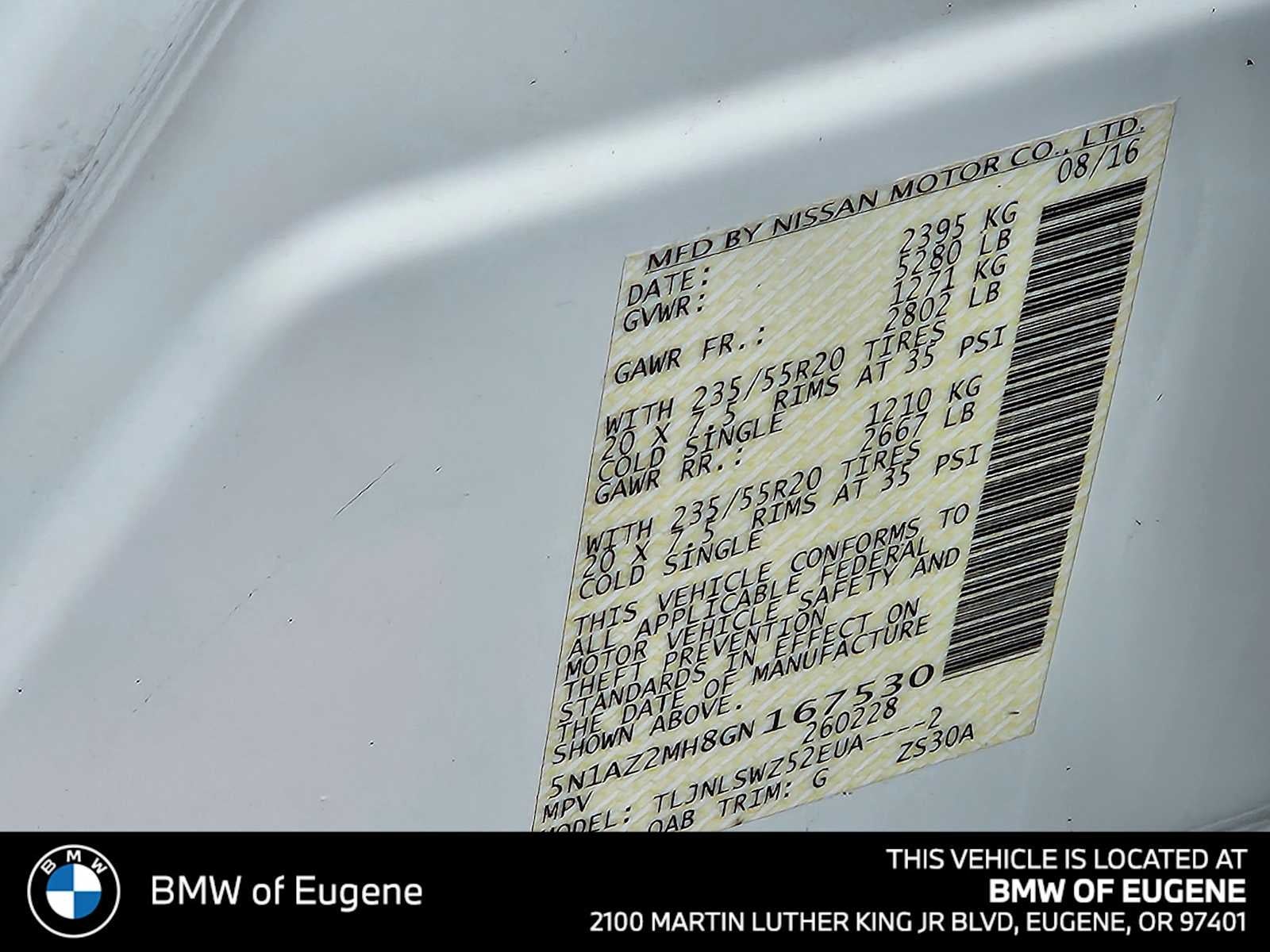 2016 Nissan Murano Platinum