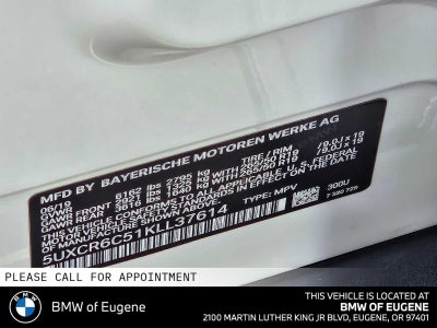 2019 BMW X5 xDrive40i xDrive40i