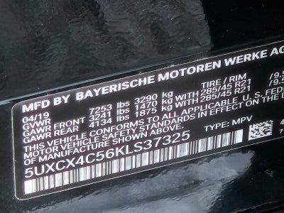 2019 BMW X7 xDrive50i xDrive50i