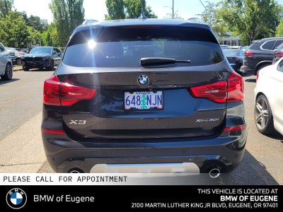 2018 BMW X3 xDrive30i