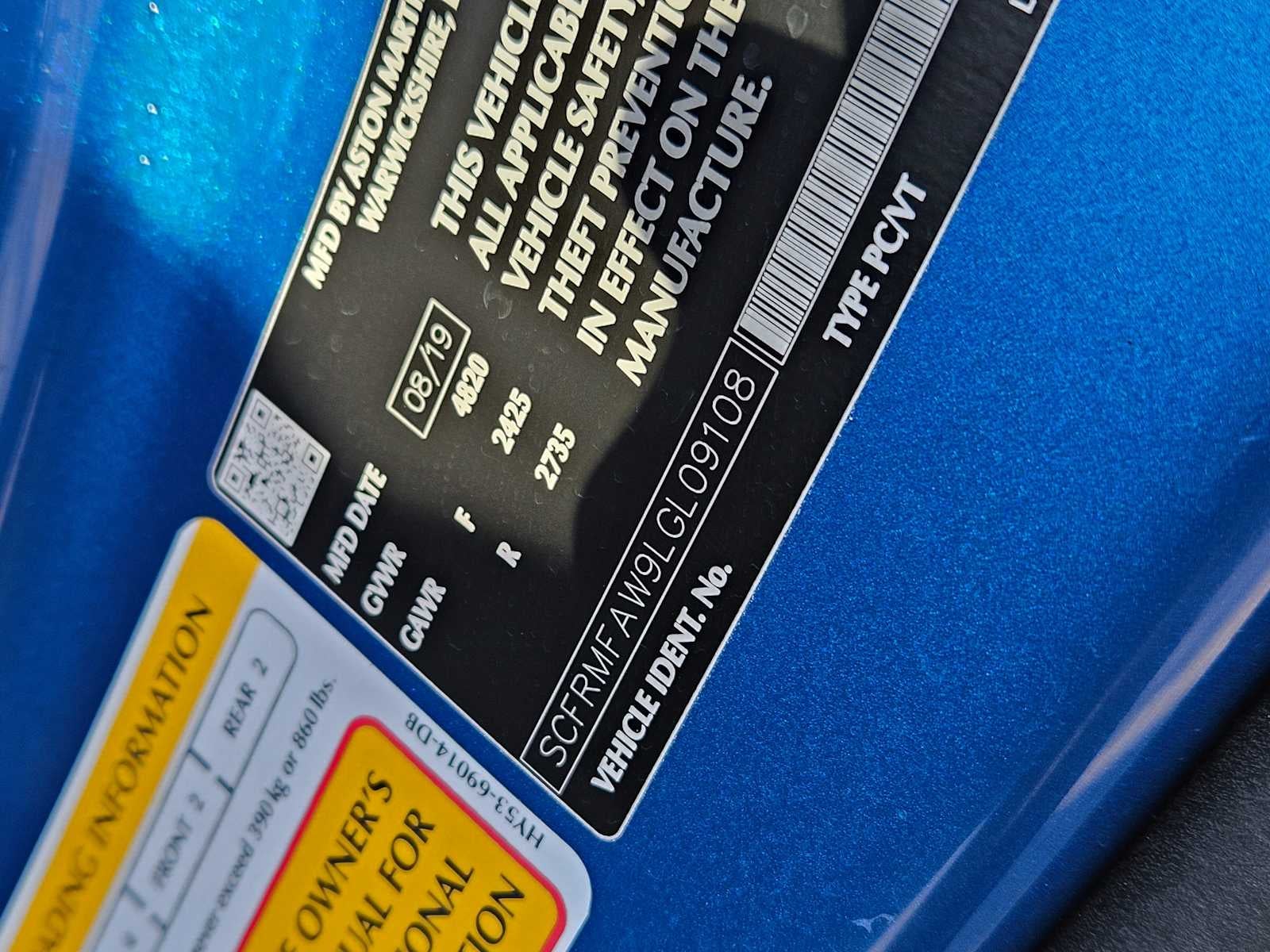 2020 Aston Martin DB11 V8