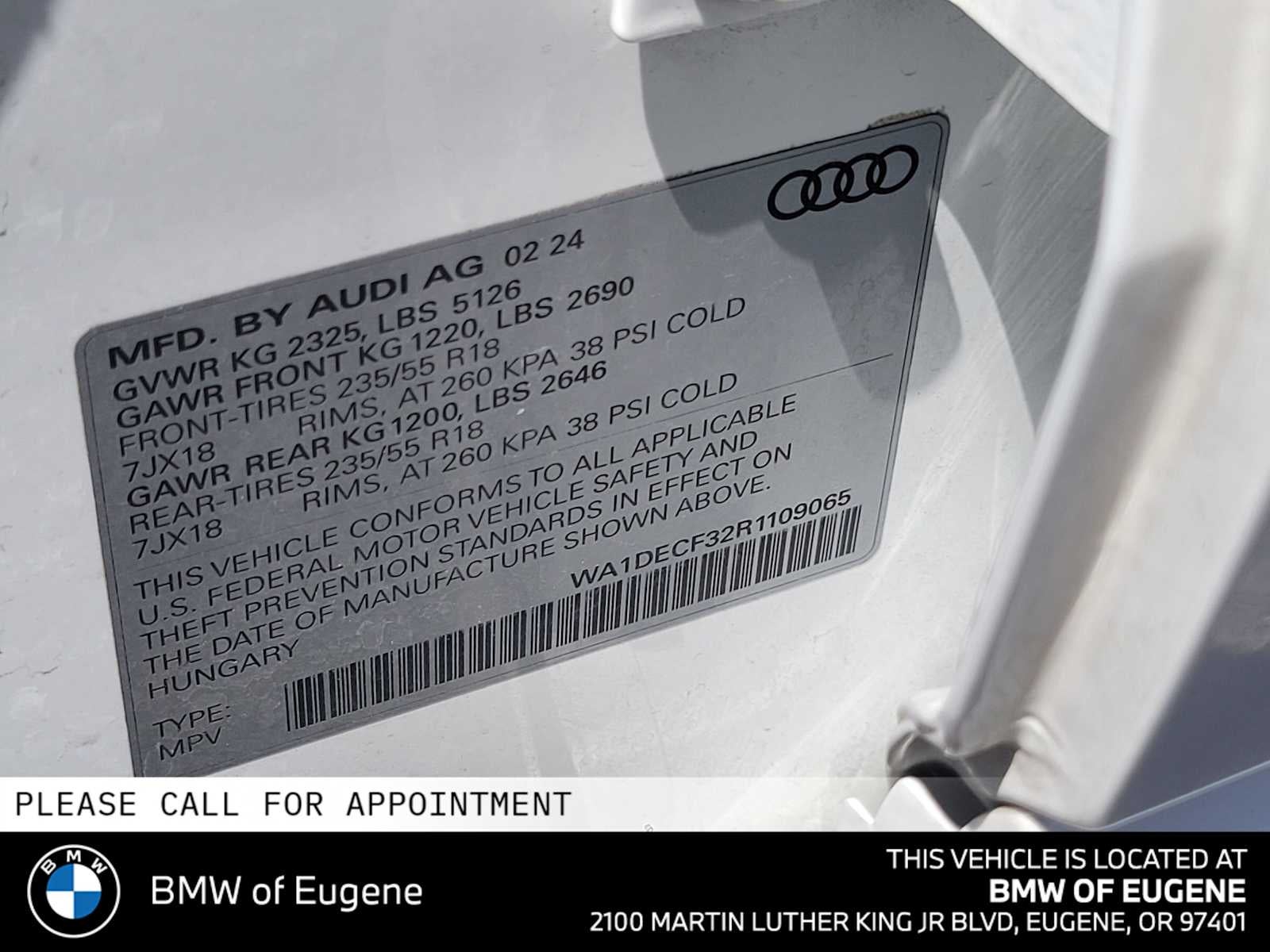 2024 Audi Q3 S line Premium