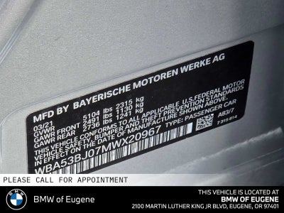 2021 BMW 5 Series 540i