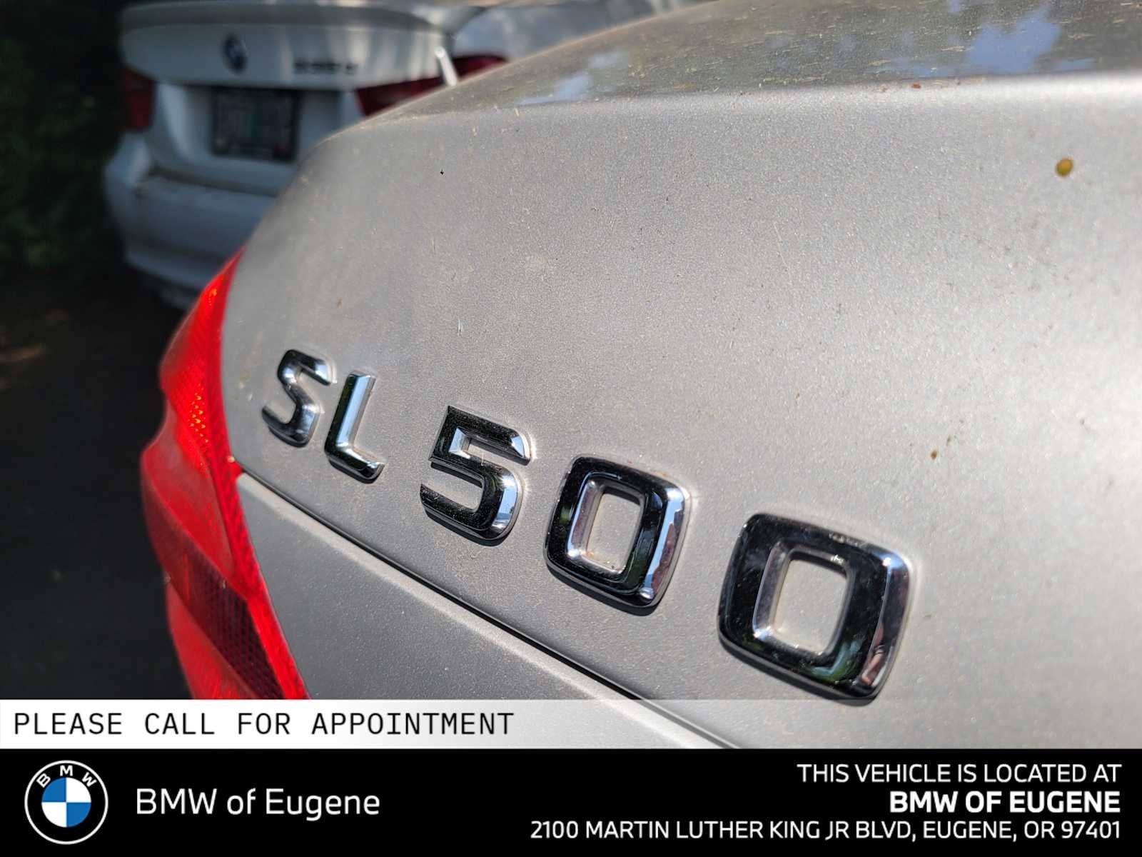 2003 Mercedes-Benz SL500 2dr Roadster 5.0L