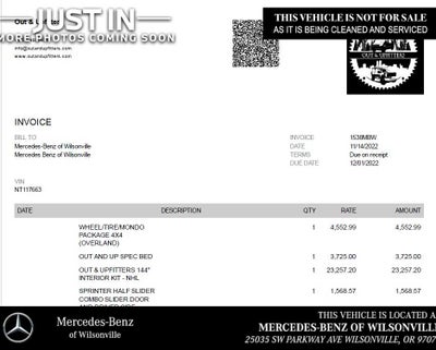 2022 Mercedes-Benz Sprinter 2500 Standard Roof V6 144" 4WD