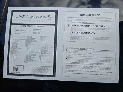2024 BMW X7 xDrive40i