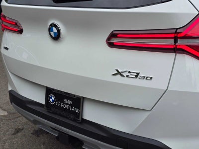 2025 BMW X3 30 xDrive 30 xDrive