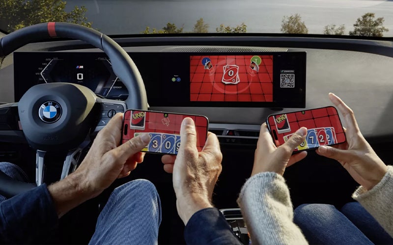 The BMW Curved Display AirConsole. | BMW of Portland in Portland OR