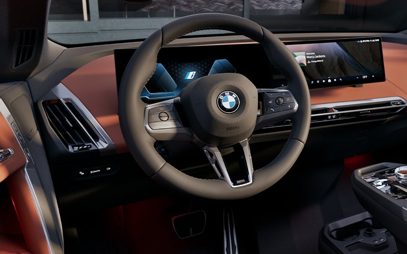 The BMW iX steering wheel. | BMW of Portland in Portland OR
