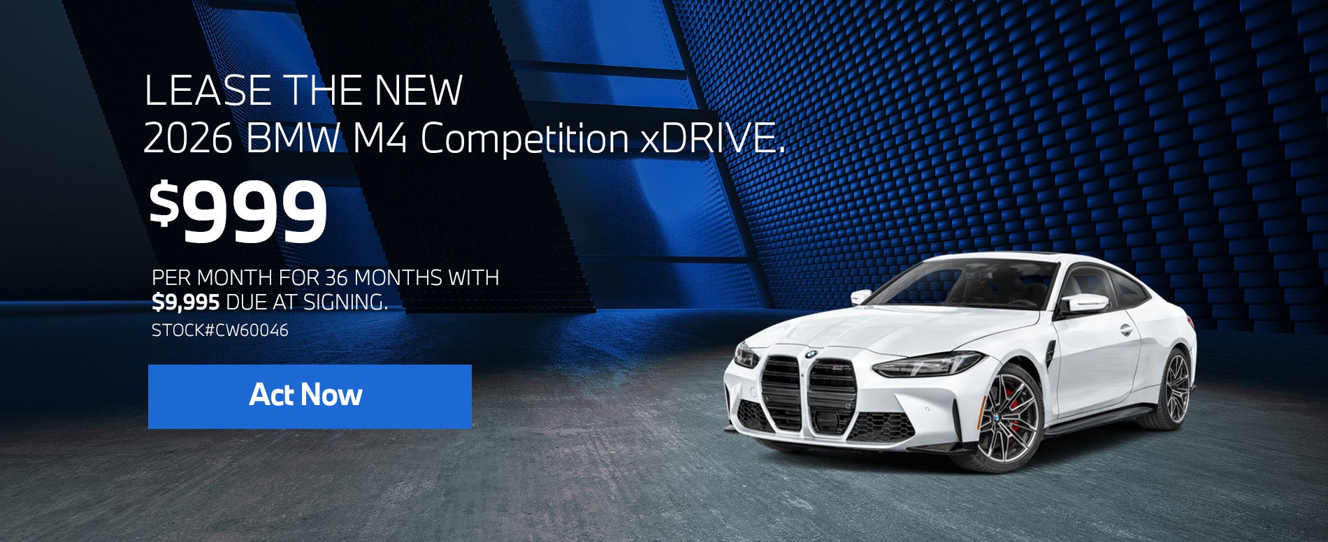 2026 BMW M Models Competition xDrive Lease for $999 per mont