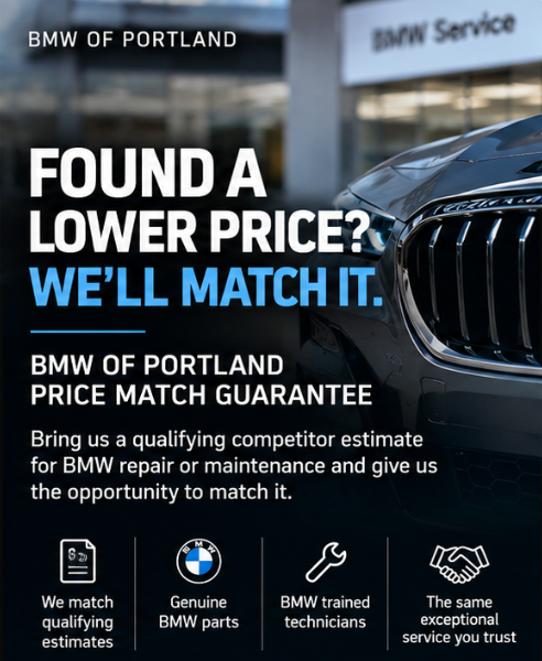 BMW of Portland Repair Price Match